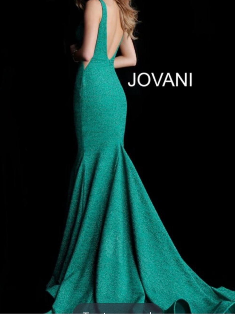 Jovani Emerald Green Formal Gown